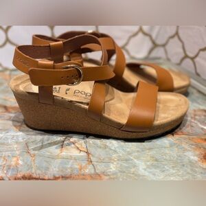 Papillio by Birkenstock Wedge Sandals
Leather Straps Buckle Size 41 / 10.5